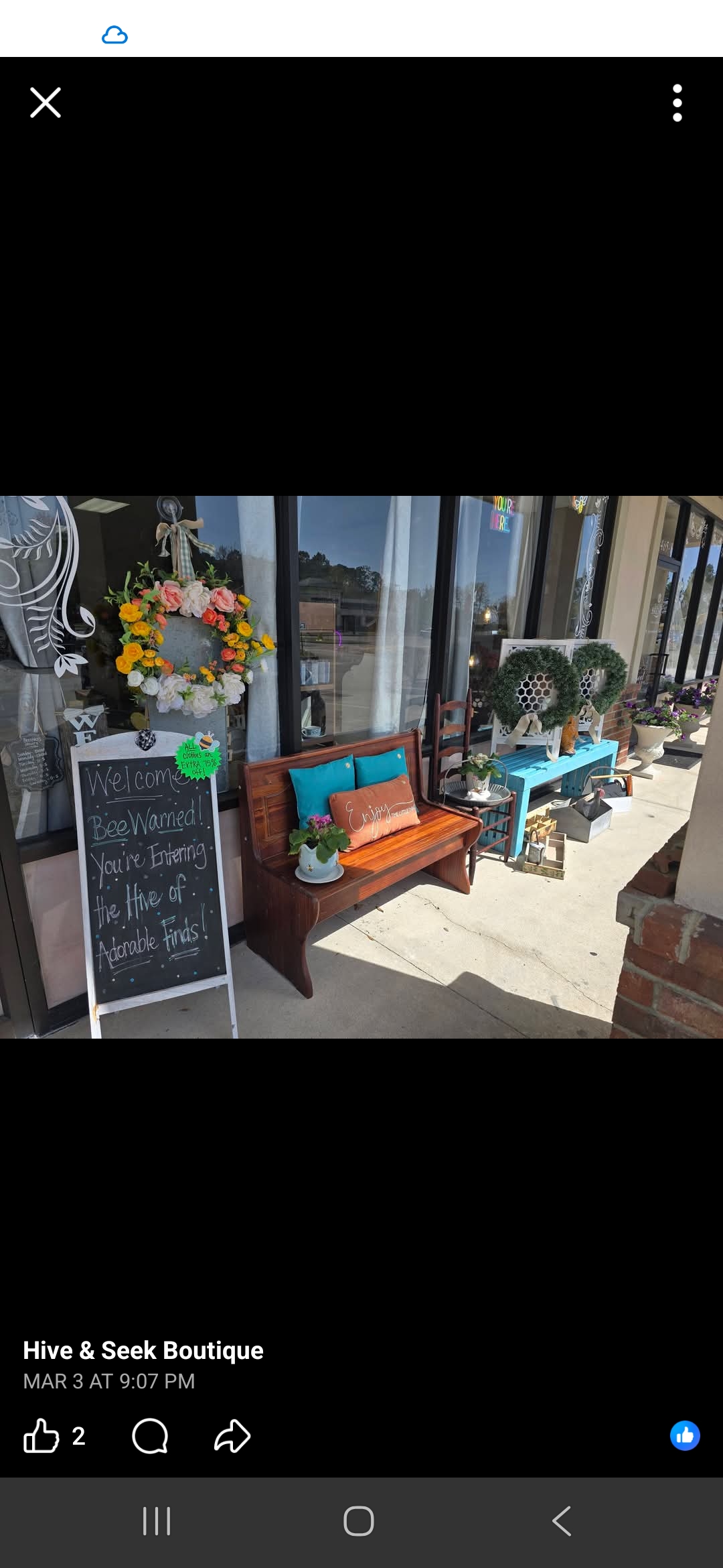 Hive & Seek storefront