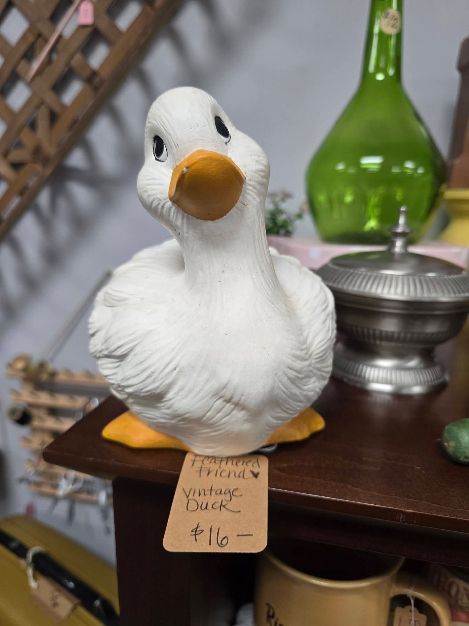 Vintage duck figurine