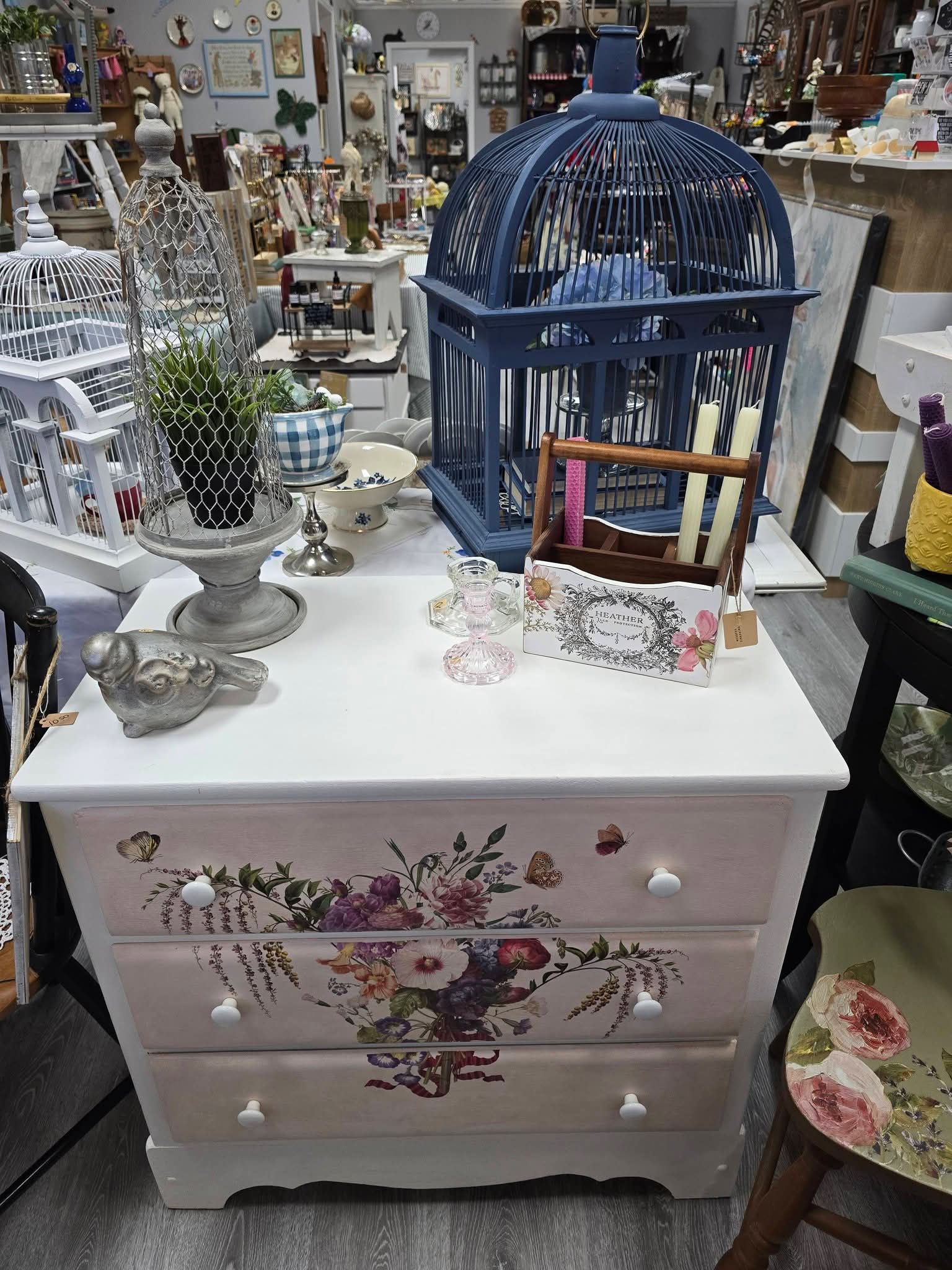 Floral dresser